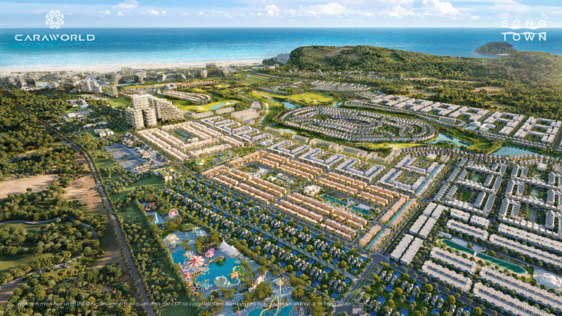 Phối cảnh đô thị biển Caraworld Cam Ranh