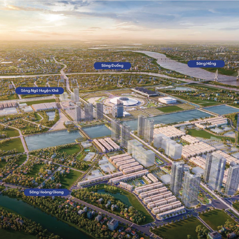 Phối cảnh tổng quan Vinhomes Cổ Loa