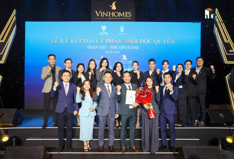 Đông Tây Land là đối tác phân phối độc quyền dự án The Opus One Vinhomes Grand Park