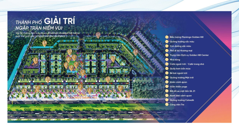 Đại tiện ích Flamingo Golden Hill (2)