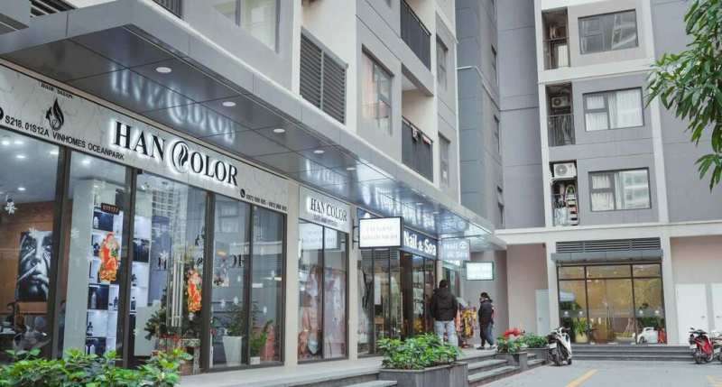 Shophouse chân đế tại Vinhomes Ocean Park