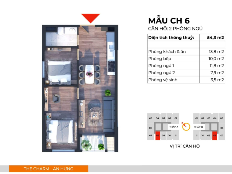 Thiết kế căn hộ The Charm An Hưng (5)