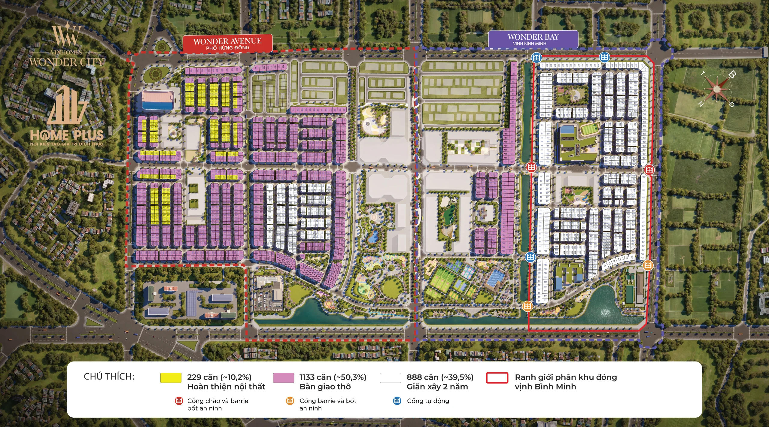 Mặt bằng tổng Vinhomes Wonder City