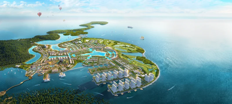 Phối cảnh tổng quan dự án Dragon Ocean Đồ Sơn